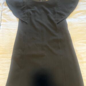 LOFT Black Textured Dress